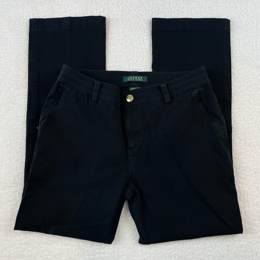 LAUREN RALPH LAUREN • Green Label Black Ankle-Cut Trousers, 4 - Picture 2 of 12
